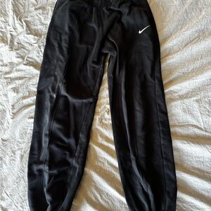 Nike Black Track Pants with Elastic Cuffs